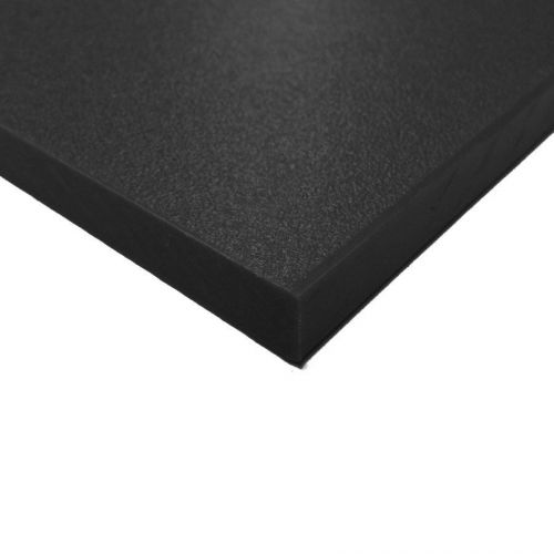 HDPE / Sanatec (Plastic Cutting Board) Black - 24&#034; x 48&#034; x 1/2&#034; Thick (Nominal)