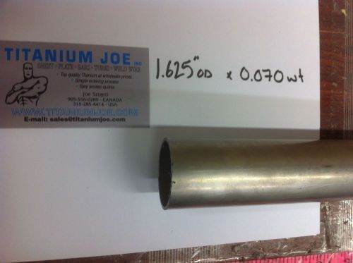 Titanium tubing  3al-2.5v  1.625&#034;od x 0.070&#034; wall x 96&#034; for sale