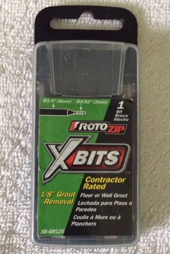 Rotozip XB-GR125 Grout Removal XBIT, 1-Pack