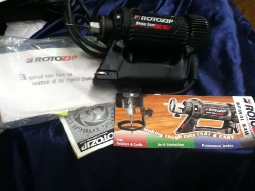 ROTOZIP SCS01 ELECTRIC SPIRAL SAW WITH BOOKLET, NICE! MADE IN U.S.A.