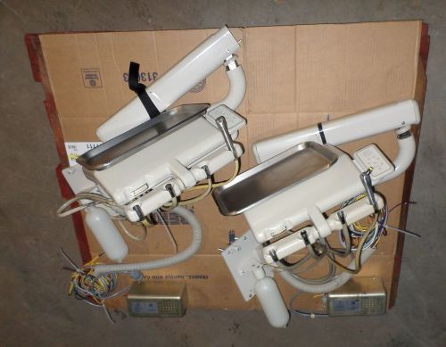 Lot of 2 Adec 3072 Dental Unit Wall Mount Dental Delivery System