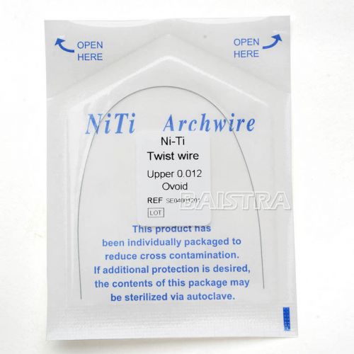1 Pack Dental Orthodontic Niti twist ovoid Wires 0.012 1pc/pack