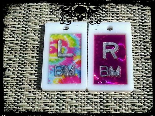 Xray markers tyedye#3 and trippy pink #4 custom 2 initials for sale