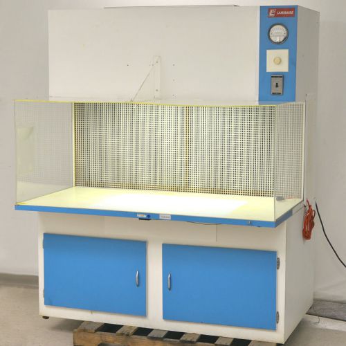 Laminaire 524-ts 61&#034; wide laminar flow cleanroom clean air lab bench flow hood for sale