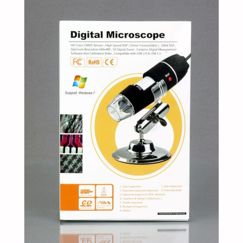 200x 8-led usb digital microscope endoscope xp/vista/7 for sale