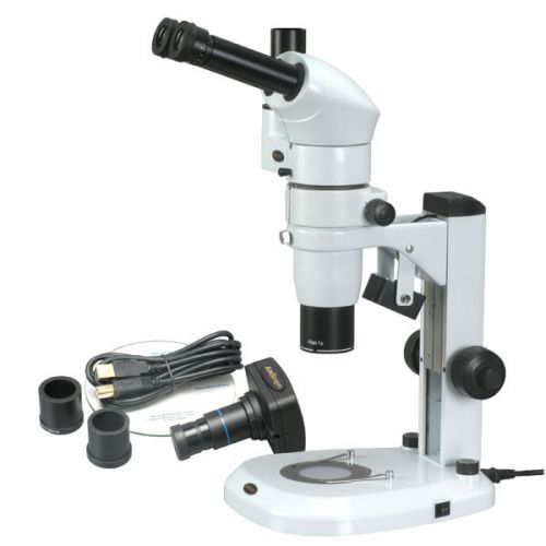 8x-80x common main objective cmo zoom stereo microscope + 10mp camera for sale