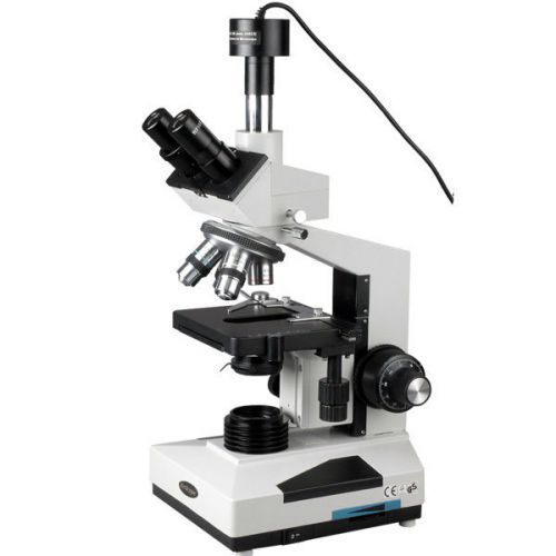 Trinocular compound microscope with 1.3mp digital camera for sale