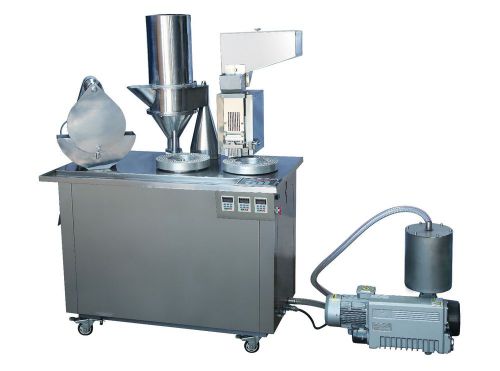 Free shipping new commercial semi automatic capsule filling machine, 12000pcs/hr for sale