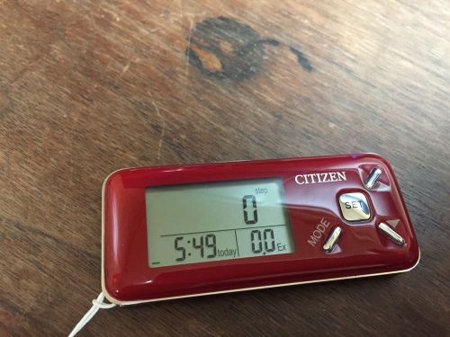 Citizen TW-610R Pedometer Red P17