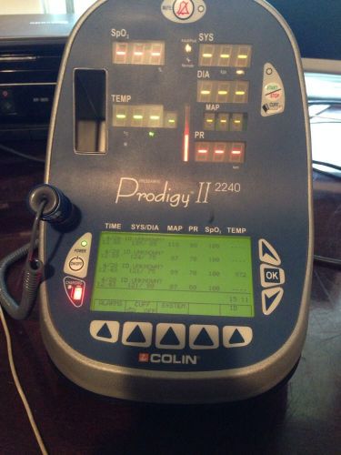 Colin 2240 Prodigy II Vital Signs Monitor