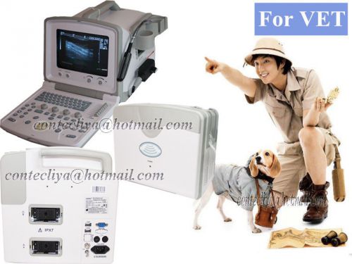 12.1&#034;CE Software veterinary use Portable Ultrasound Scanner Machine+rectal probe
