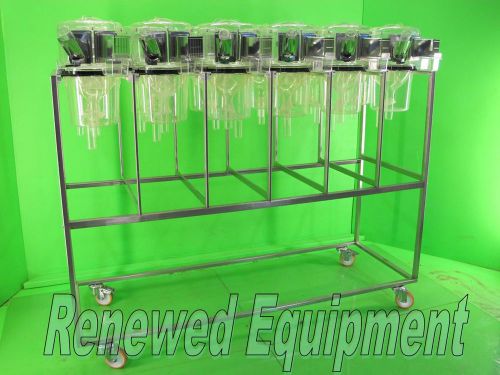 Tecniplast 3M12D900 Rack with 12ea-3701M081 Cages for Refrigerated Collection