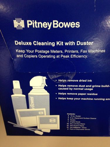 Pitney bowes deluxe cleaning kit with duster for sale