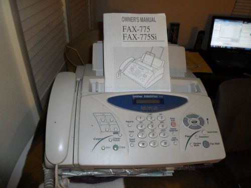 Telephone/Fax with owner&#039;s manual model FAX-775,FAX-775Si in berry good cond.