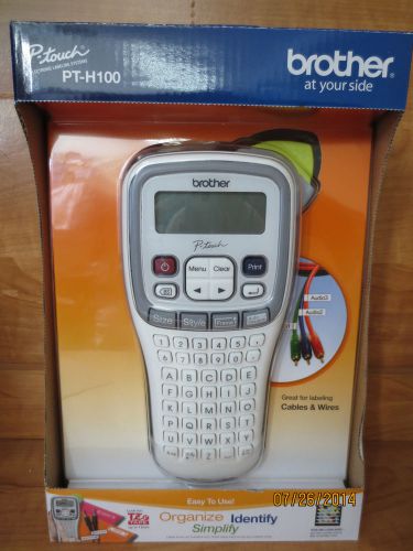 Brother p-touch pt-h100 handheld label maker ~new~ ship fast for sale