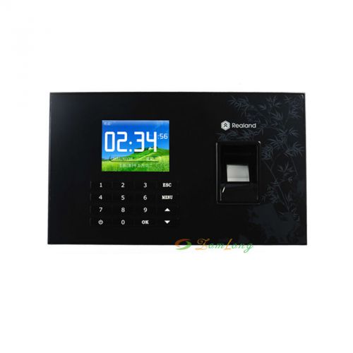 2.8‘‘ lcd usb tcp/ip fingerprint time recorder clock attendance employee salary for sale