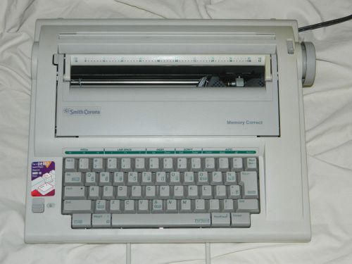 Smith Corona Electronic Typewriter # Memory Correct / NA1HH