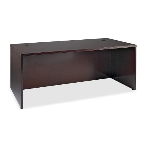 Lorell llr87801 mahogany hardwood veneer desk collection for sale