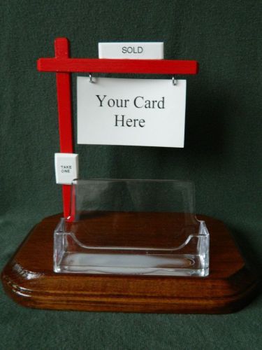 KW Red Real Estate Business Card Holders Office Agent  SOLD Gift