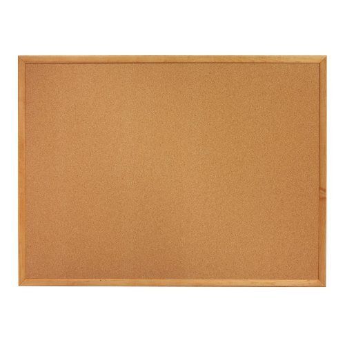 NEW Quartet Cork Bulletin Boards, 3 x 2 Feet, Oak Finish Frame (303)