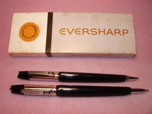 Eversharp Blue Ink Pen &amp; Pencil Desk Set &#034;in box&#034;