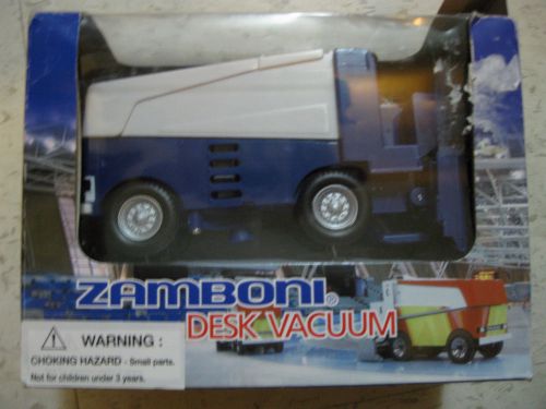 Zamboni office desk vacuum - battery operated - new -  (hockey ice cleaner) for sale