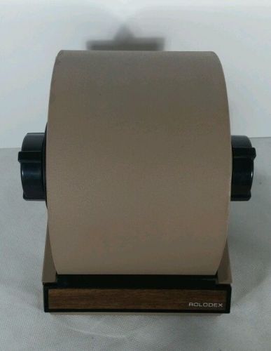 50s-60s Metal Rolodex Model 5350 Index File Steel Industrial Office made in USA