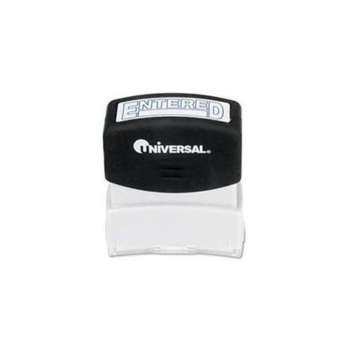 Universal Office Products 10052 Message Stamp, Entered, Pre-inked/re-inkable,
