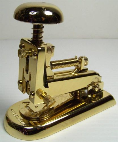 Collectible EL CASCO 23KT GOLD PLATED SMALL STAPLER * Model M-5L