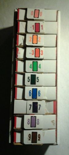 Smead Numeric Color coding labels/ All boxes 80% full