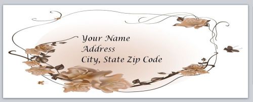30 Roses Personalized Return Address Labels Buy 3 get 1 free (bo80)