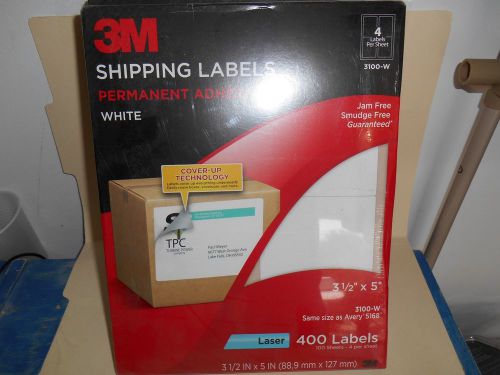 3M 5 BOXES  OF SHIPPING LABELS EACH BOX HAVE 400 LABELS 3.50  BY *5