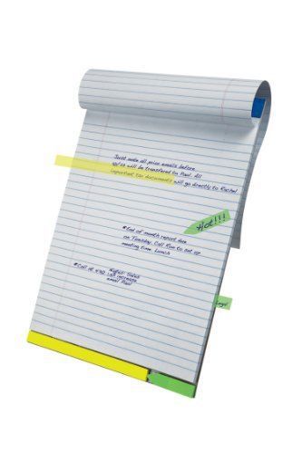 Pendaflex ez flag writing pad - 50 sheet - 15 lb - wide ruled - letter (20325) for sale