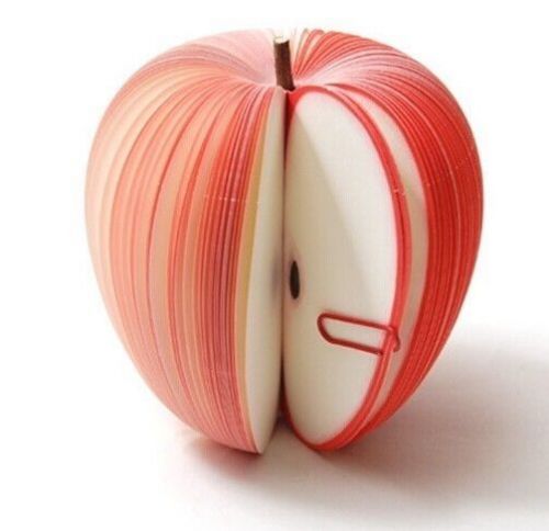 NEW Red Apple Shaped Memo Paper Note Pad (140-Page) Gift Unusual K1272