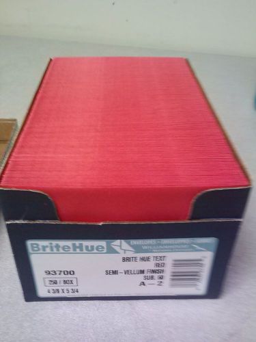Invitation Envelopes A2 (4 3/8 x 5 3/4) -  (250 Qty.) Red