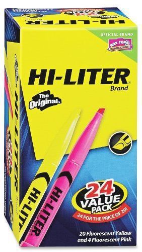 Pen style hi liter chisel tip assorted colors box of federal standards for sale