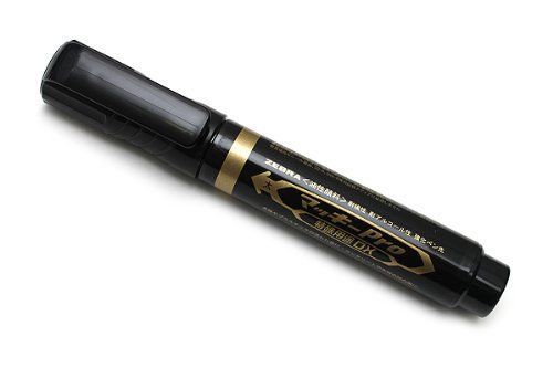 Zebra Mackee Pro Multi-Surface DX Marker Pen - Broad Point - Black