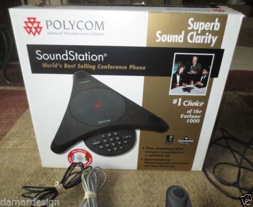 FLAWLESS Polycom SoundStation EX Conference Phone 2201-03309-001 w/ Original Box
