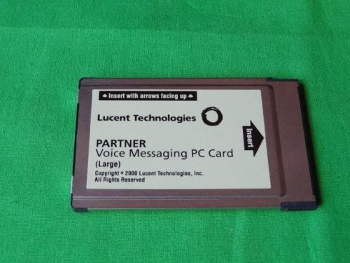 Avaya Lucent Partner Voice Messaging PC Large Card Mail for Phone System CWD4