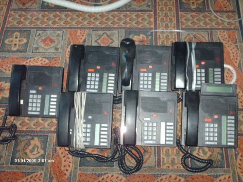 Lot of 7 Nortel Meridian M2006 Aries II Digital Phones