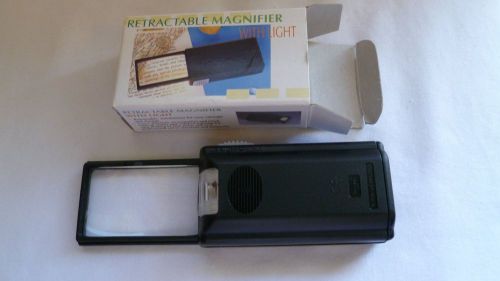 New Retractable Magnifer with Light
