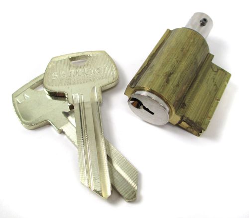 New sargent 8 and 9-line cylinder lock la keyway - satin chrome - blank keys for sale