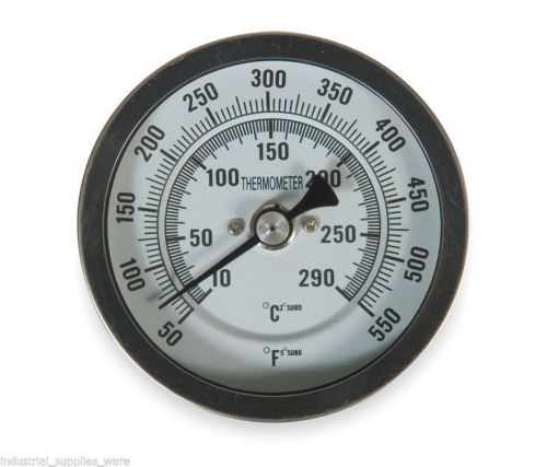 Bimetal Thermometer, 5 In Dial, 50 to 550 F, Mfr. Model # 1NGE3