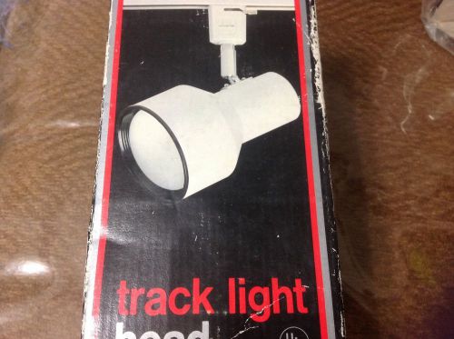 Unitrack Track Light Head White w Black Baffle Portfolio Accent DeskTLH-3
