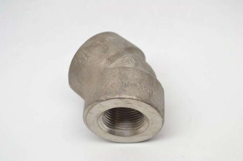 NEW STAINLESS THREADED 3/4IN ELBOW PIPE FITTING B413638