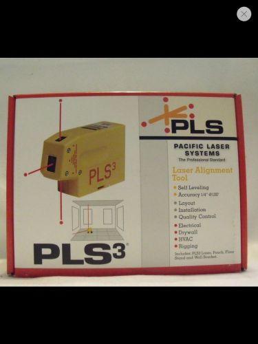 Pacific Laser Systems PLS3 3-Beam Self-Leveling Laser NEW