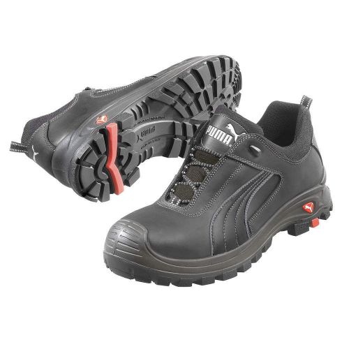 Shoes, Composite Toe, Leather, Black, 8, PR 640425 08