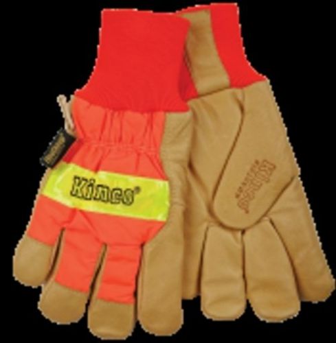 Kinco® Pigskin Safety Reflective Waterproof Work Gloves EXTRA LARGE # 01986