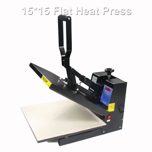 Christmas sale 15x15 flat heat press transfer printing machine 2sheets teflon for sale