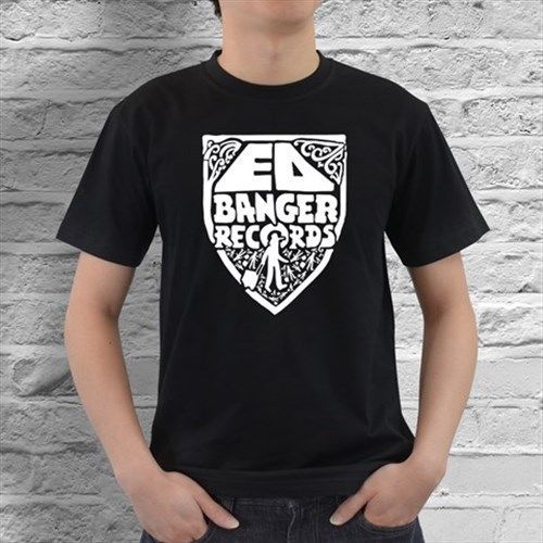 New Ed Banger Record Vintage Mens Black T Shirt Size S, M, L - 3XL